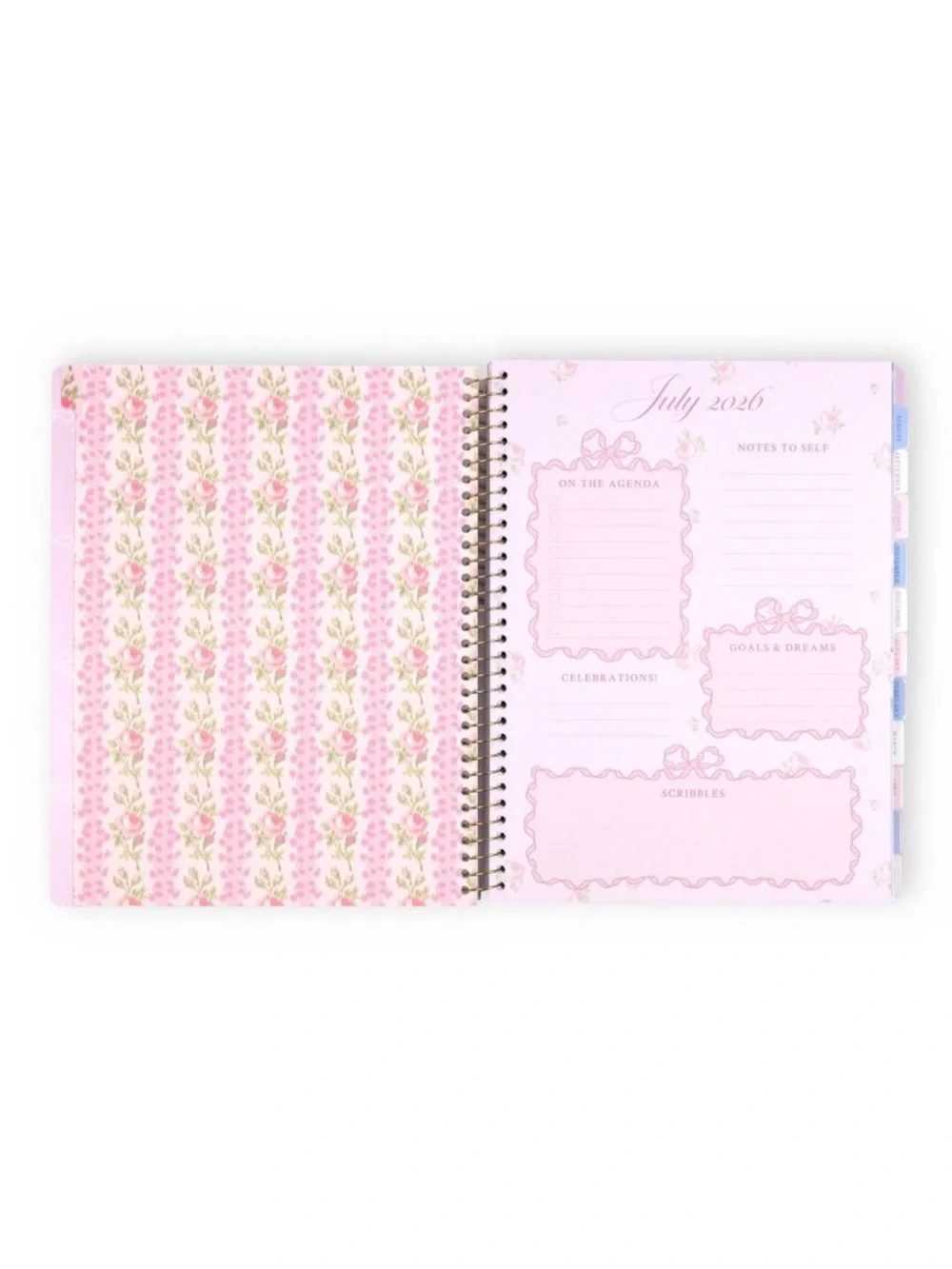 LoveShackFancy x Target Yoobi blooming heirloom planner